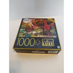 Big Ben Luxe NOS Milton Bradley Big Backyard 1000 Piece Jigsaw Puzzle - Complete